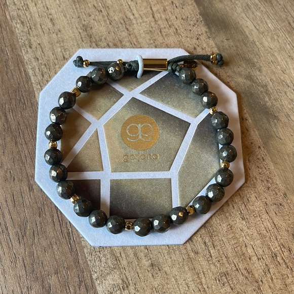 Gorjana Power Gemstone Bracelet | NWT | Pyrite & Gold - Picture 4 of 8